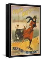 Patin-Bicyclette - Richard-Choubersky-null-Framed Stretched Canvas