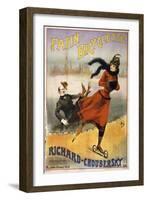 Patin Bicyclette-null-Framed Giclee Print