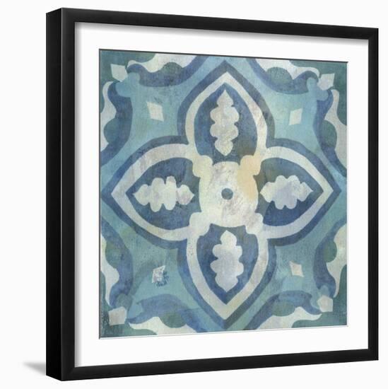 Patinaed Tile IV-Naomi McCavitt-Framed Giclee Print