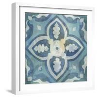 Patinaed Tile IV-Naomi McCavitt-Framed Giclee Print