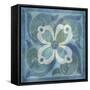 Patinaed Tile V-Naomi McCavitt-Framed Stretched Canvas