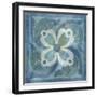 Patinaed Tile V-Naomi McCavitt-Framed Art Print