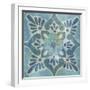 Patinaed Tile VI-Naomi McCavitt-Framed Art Print