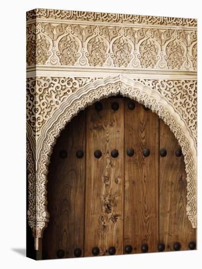 Patio De Arrayanes, Palacio De Comares, Nasrid Palaces, Alhambra, UNESCO World Heritage Site, Grana-Godong-Stretched Canvas