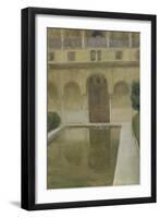Patio De La Alberca, Granada, 1917-Joaquin Sorolla-Framed Premium Giclee Print