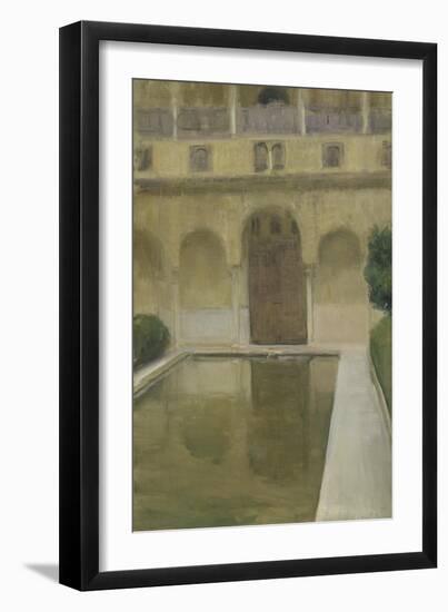 Patio De La Alberca, Granada, 1917-Joaquin Sorolla-Framed Premium Giclee Print