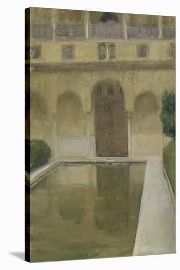 Patio De La Alberca, Granada, 1917-Joaquin Sorolla-Stretched Canvas