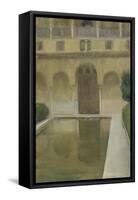 Patio De La Alberca, Granada, 1917-Joaquin Sorolla-Framed Stretched Canvas