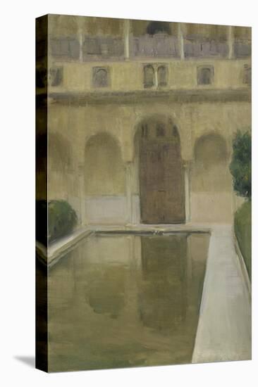 Patio De La Alberca, Granada, 1917-Joaquin Sorolla-Stretched Canvas