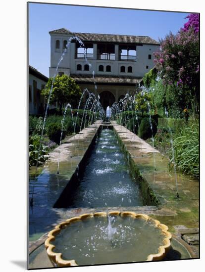 Patio De La Azequia of the Generalife Palace of the Alhambra-Ian Aitken-Mounted Photographic Print