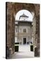 Patio De La Monteria and Palace of Pedro 1St-Stuart Black-Stretched Canvas