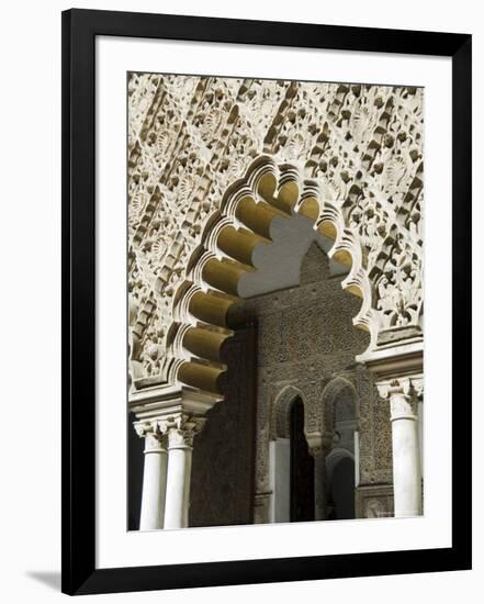 Patio De Las Doncellas, Real Alcazar, Santa Cruz District, Andalusia, Spain-Robert Harding-Framed Photographic Print