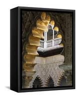 Patio De Las Doncellas, Real Alcazar, UNESCO World Heritage Site, Seville, Andalucia, Spain, Europe-Godong-Framed Stretched Canvas