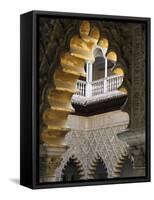 Patio De Las Doncellas, Real Alcazar, UNESCO World Heritage Site, Seville, Andalucia, Spain, Europe-Godong-Framed Stretched Canvas