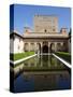 Patio De Los Arrayanes and Comares Tower, Alhambra Palace, Granada, Andalucia, Spain-Jeremy Lightfoot-Stretched Canvas