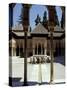 Patio de los Leones in the Alhambra, Granada, Spain-Merrill Images-Stretched Canvas