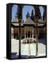 Patio de los Leones in the Alhambra, Granada, Spain-Merrill Images-Framed Stretched Canvas