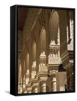 Patio De Los Leones, Palacio Nazaries, Alhambra, Granada, Andalucia, Spain-Tomlinson Ruth-Framed Stretched Canvas