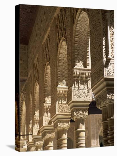 Patio De Los Leones, Palacio Nazaries, Alhambra, Granada, Andalucia, Spain-Tomlinson Ruth-Stretched Canvas