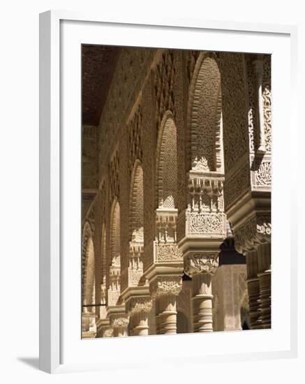 Patio De Los Leones, Palacio Nazaries, Alhambra, Granada, Andalucia, Spain-Tomlinson Ruth-Framed Photographic Print