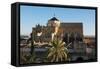 Patio De Los Naranjos and the Mezquita Cathedral Seen from its Bell Tower-Carlo Morucchio-Framed Stretched Canvas