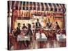 Patio Dining-Brent Heighton-Stretched Canvas