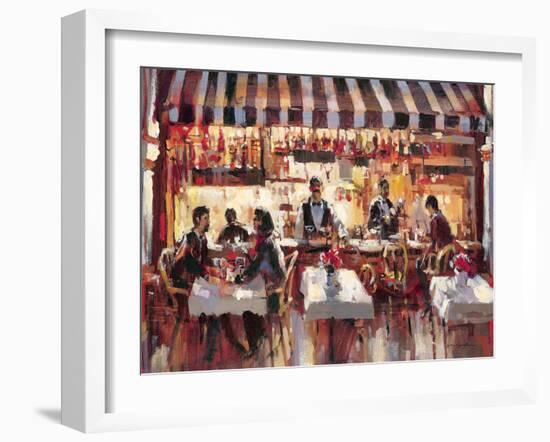 Patio Dining-Brent Heighton-Framed Art Print