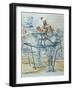 Patio Garden Pale,2010-Joan Thewsey-Framed Giclee Print