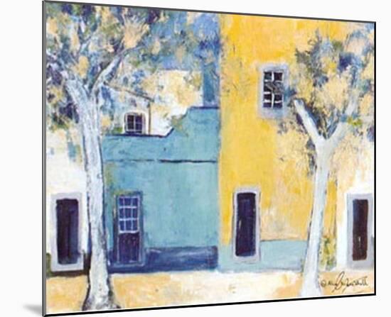 Patio II-Alie Kruse-Kolk-Mounted Art Print