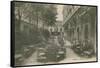 Patio of the Hotel Ritz, Paris. Postcard Sent in 1913-French Photographer-Framed Stretched Canvas