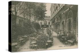 Patio of the Hotel Ritz, Paris. Postcard Sent in 1913-French Photographer-Stretched Canvas