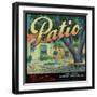 Patio Orange Label - Colton, CA-Lantern Press-Framed Art Print