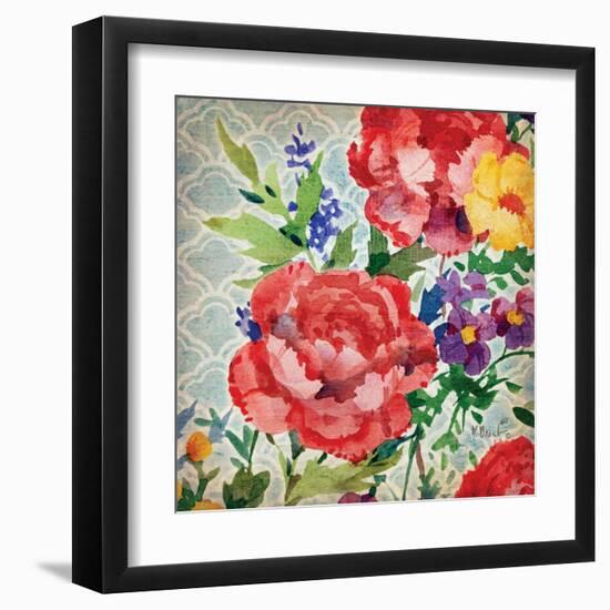 Patio Peony III-Paul Brent-Framed Art Print