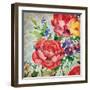 Patio Peony III-Paul Brent-Framed Art Print