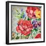 Patio Peony III-Paul Brent-Framed Art Print