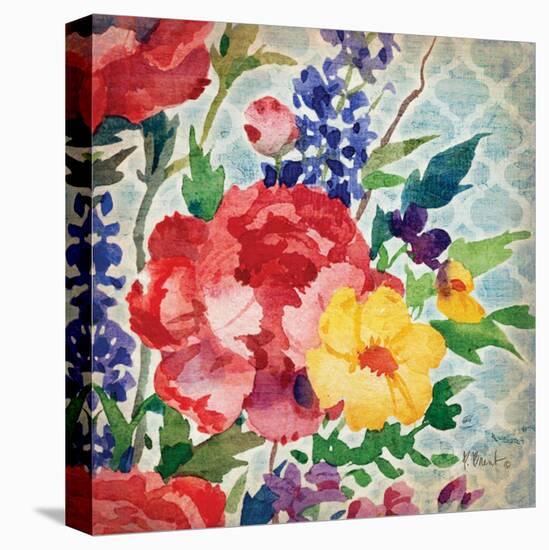 Patio Peony V-Paul Brent-Stretched Canvas