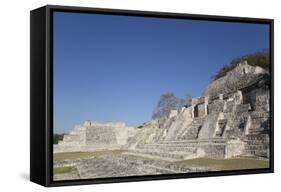 Patio Puuc in the Foreground, and Northeastern Temple Behind, Edzna-Richard Maschmeyer-Framed Stretched Canvas