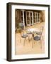 Patio Table at Viansa Winery, Sonoma Valley, California, USA-Julie Eggers-Framed Photographic Print