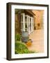 Patio Table at Viansa Winery, Sonoma Valley, California, USA-Julie Eggers-Framed Photographic Print