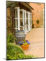 Patio Table at Viansa Winery, Sonoma Valley, California, USA-Julie Eggers-Mounted Photographic Print