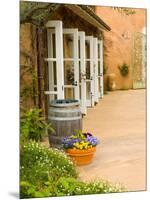 Patio Table at Viansa Winery, Sonoma Valley, California, USA-Julie Eggers-Mounted Photographic Print