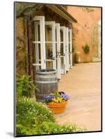 Patio Table at Viansa Winery, Sonoma Valley, California, USA-Julie Eggers-Mounted Photographic Print