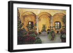 Patio Villa Toscana-Montserrat Masdeu-Framed Giclee Print