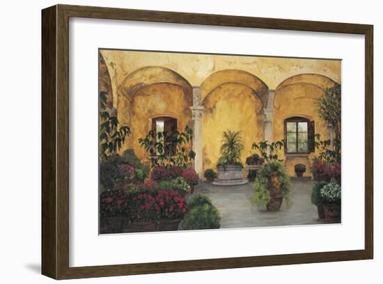 Patio Villa Toscana-Montserrat Masdeu-Framed Giclee Print