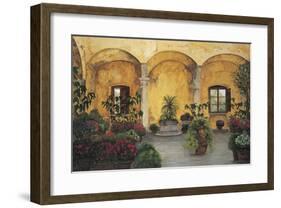 Patio Villa Toscana-Montserrat Masdeu-Framed Giclee Print