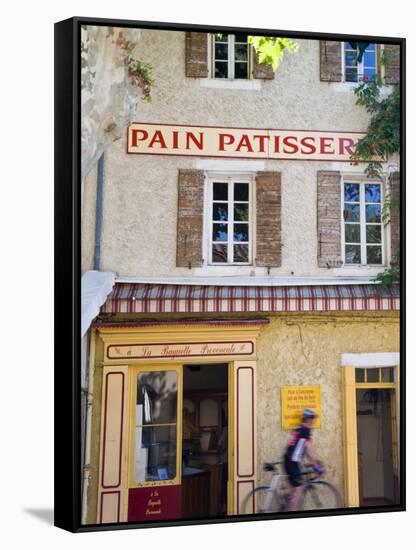 Patisserie, Villes-S-Auzon, Vaucluse, Provence, France-Peter Adams-Framed Stretched Canvas
