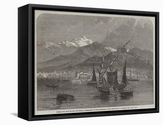 Patras, the Seat of the Provisional Government at the Beginning of the Revolution in Greece-null-Framed Stretched Canvas