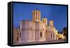 Patriarchal Cathedral at Dusk, Bucharest, Romania, Europe-Ian Trower-Framed Stretched Canvas