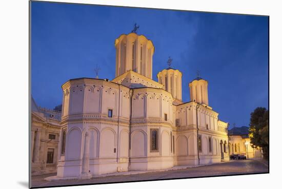 Patriarchal Cathedral at Dusk, Bucharest, Romania, Europe-Ian Trower-Mounted Photographic Print