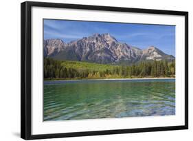 Patricia Lake and Pyramid Mountain, Jasper NP, Alberta, Canada.-Don Paulson-Framed Photographic Print